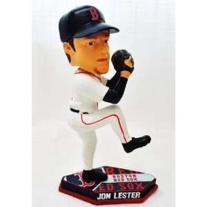 Boston Red Sox 2011 Official MLB #32 Jon Lester Home plate base action 