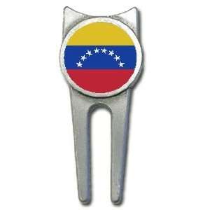 Venezuela flag golf divot tool