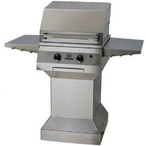  Solaire 21 Deluxe Grill with Pedestal   Propane Patio 