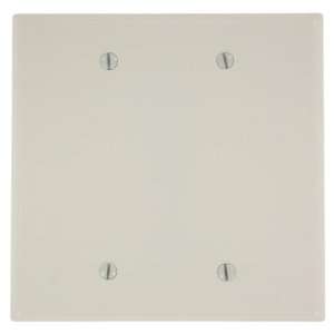  Leviton 80525 A 2 Gang No Device Blank Wallplate, Midway 
