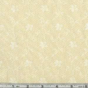  45 Wide 3s Company Tonal Floral Vines Ivory Fabric By 