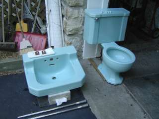 Kohler complete toilet VINTAGE RETRO K 4541 4518 k4541 K4518 SEA FOAM 