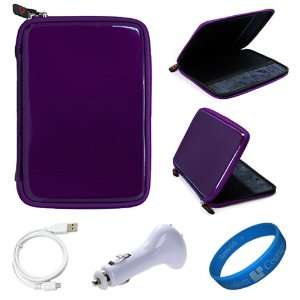  Purple EVA Carbon Fiber Durable Protective Hard Cube 