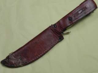 GERMAN SOLINGEN FIGHTING HUNTING KNIFE WITH STAG HANDLE AND ORIGINAL 