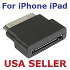 New Dock Extender 30 Pin Adapter BLACK Male to Female for iPod iPhone 