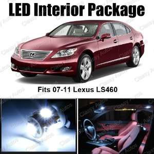  Lexus LS460 White Interior LED Package (9 Pieces 