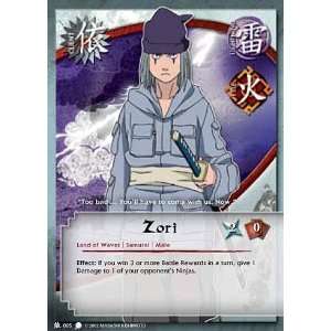    Naruto TCG Coils of the Snake C 005 Zori Common Card Toys & Games