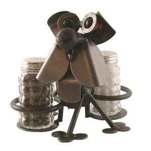 Recycled Metal Chubby Nuts Dog Business Card Holder