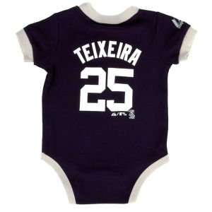   Teixeria Franco MLB Newborn Name And Number Creeper