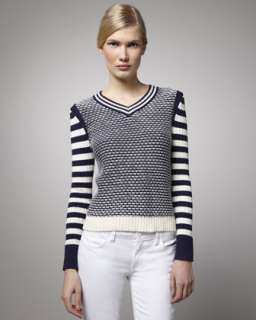 Neckline Long Sleeves Sweater  
