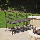 Outdoor Patio Furniture Pompeii Cast Aluminum Garden Bench