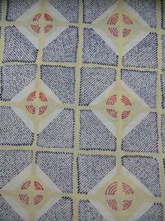 Cream Wool Kimono Fabric Bolt w/Dyed Pttns E829  