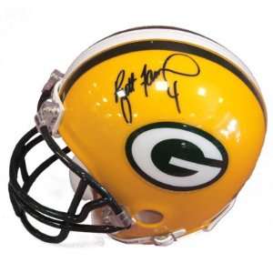   Favre Signed Mini Helmet Green Bay Packers NFL