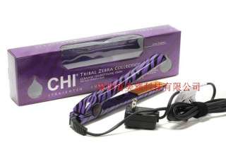 2012 NEW   CHI Purple TRIBAL ZEBRA CERAMIC STRAIGHTENER IRONIB  