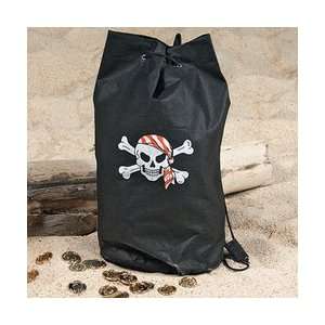  Non Woven Pirate Loot Bag Backpacks (1 dozen)   Bulk [Toy 