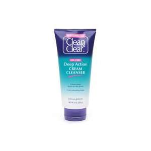  Clean & Clear Deep Action Cream Cleanser, Oil Free 9 oz 