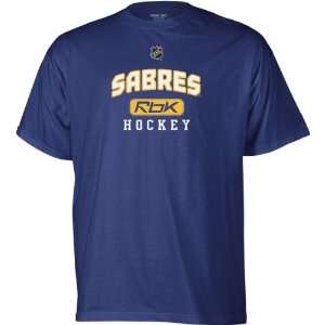  Buffalo Sabres  Navy  Center Ice RBK Practice T Shirt 