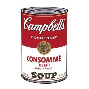  Campbells Soup I Consomme, c.1968 Giclee Poster Print by 