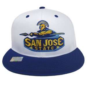  San Jose State Spartans Retro Block Snapback Cap Hat White 