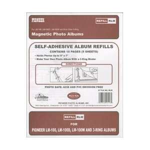  Pioneer Magnetic Page Photo Album Refill Pages 8 1/4X10 1 