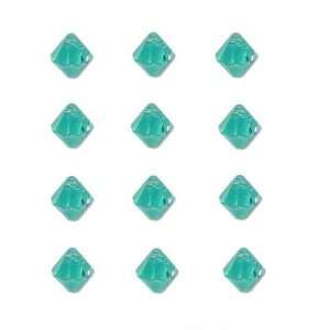   12 Aqua AB Bicone Swarovski Crystal Beads 6301 6mm New