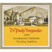 Dr. Pauly Bergweiler Badstube Spatlese 2009 