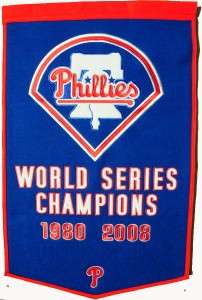 Philadelphia Phillies Wool Dynasty Banner Pennant MLB  
