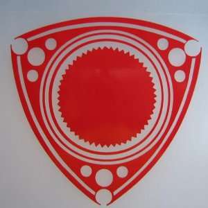  Rotor Decal   Red Automotive
