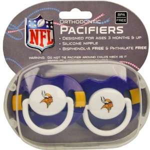  Minnesota Vikings Pacifier 2 Pack