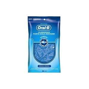  ORAL B ADV FLOSS PICK UNFLAVRD Size 90 Health & Personal 