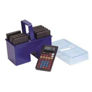  CALCULATOR CADDY WITH 10 STUDENT CALCULATORS Toys & Games
