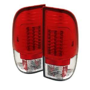   350/450/550 Super Duty Version 2 Red Clear LED Tail Light Automotive