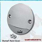   DOMED 2 HOLE POINT COVER FOR HARLEY BIG TWIN SPORTSTER 70 03 FREE SHIP