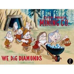  We Dig Diamonds   Disney Fine Art Giclee by Tricia 