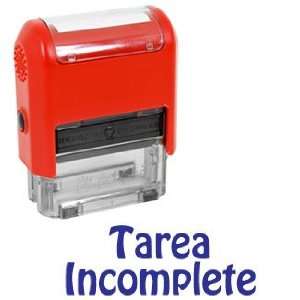   Teacher Stamp   TAREA INCOMPLETE STAMP   55084S