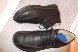 Mens MERRELL Black Leather Boots Topo Rail CHUKKA Black Oxfords Size 
