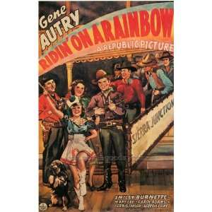  Ridin on a Rainbow Poster Movie 27x40