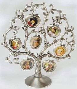 Elegant Classic Tin Family Photo Picture Frame Tree  