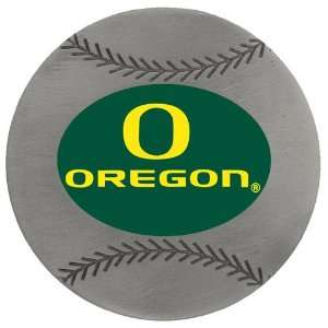  Oregon Ducks NCAA Baseball One Inch Pewter Lapel Pin 