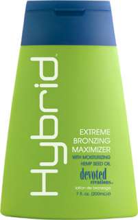   hybrid provides the extreme bronze tan you crave infused with organic