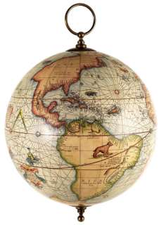 NAUTICAL GERARDUS MERCATOR OLD WORLD GLOBE MAP HANGING  