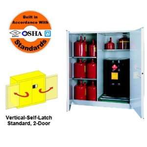  Self Latch Standard 2 Door 115 Gallon Vertical Drum Storage 