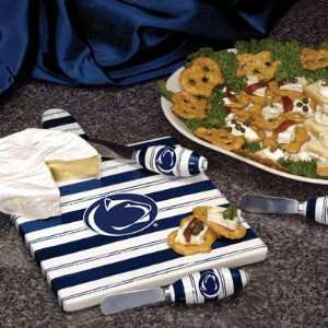 Penn State Nittany Lions Cheese Cutting Board Set  Sports 