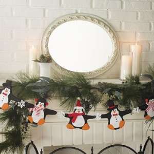  Plush Penguin Garland   Party Decorations & Garland 