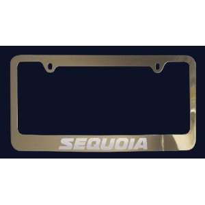 Toyota Sequoia License Plate Frame (Zinc Metal)