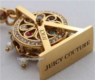 NWT Juicy Couture GOLD FERRIS WHEEL CARNIVAL CHARM Rare Spinning 