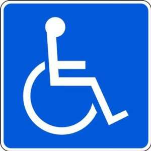 Zing Eco Parking Sign, Handicapped Pictogram, 12 Width x 12 Length 