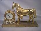 vintage horse clock  