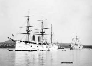 USS US Battleship Warship Chicago Navy Ship photo 1900  
