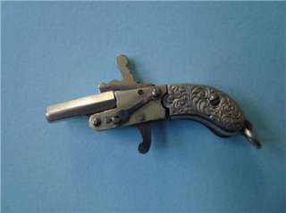 Vintage Miniature Toy Cap Gun Watch FOB Charm marked Austria
